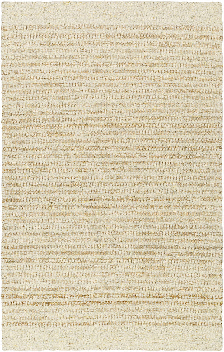 Yaron Contemporary Style Beige Hand Woven Area Rug