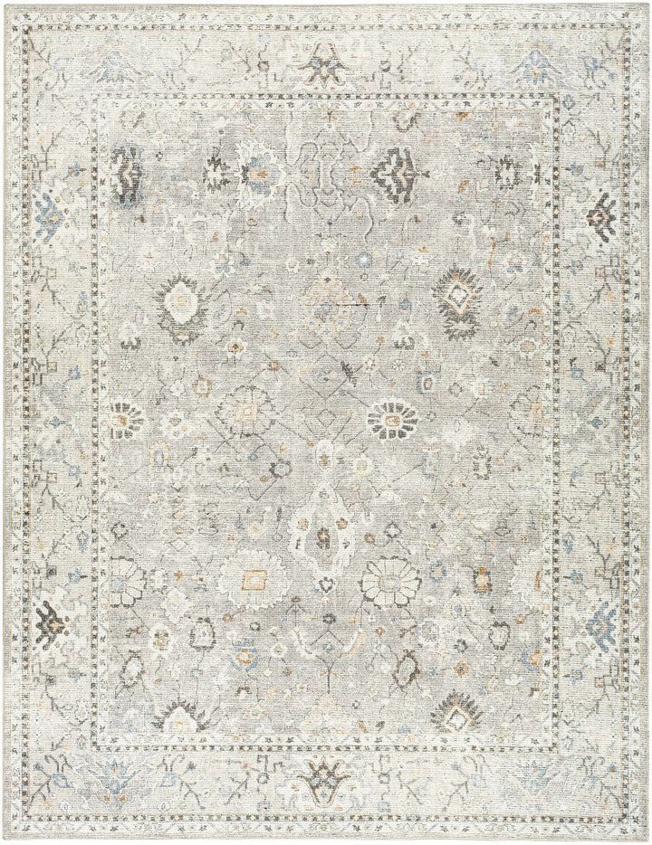 Yvon Traditional Style Oushak Beige Area Rug - The Rug Decor