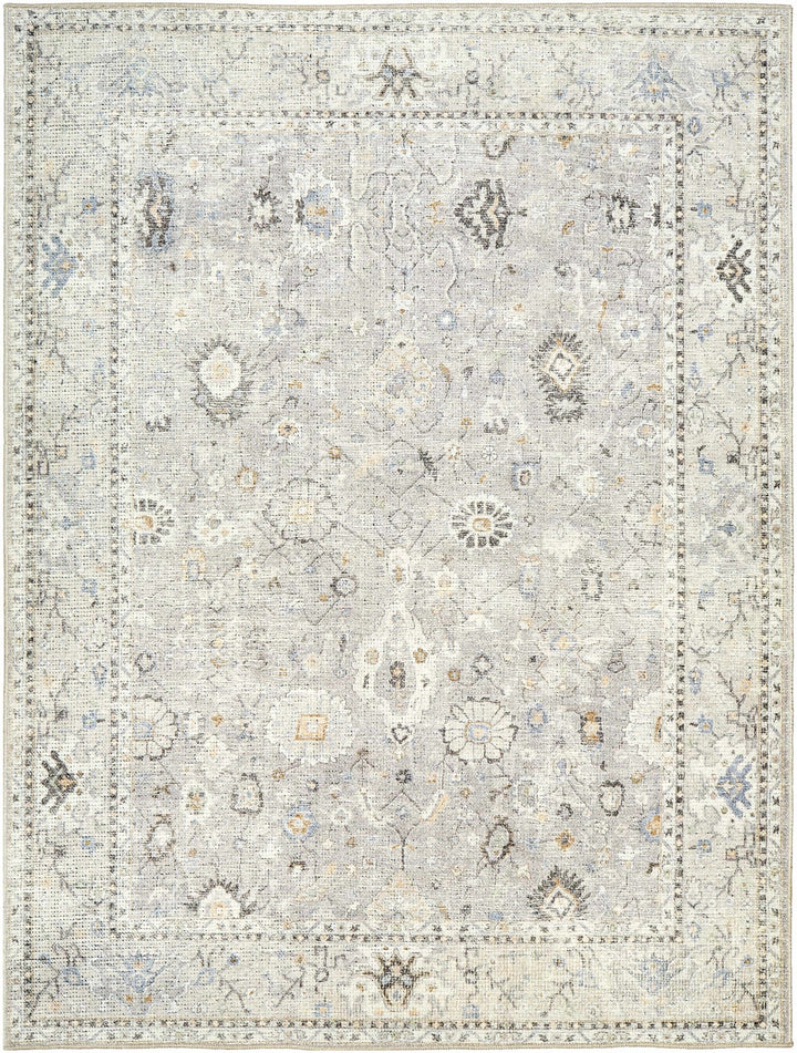 Yvon Traditional Style Oushak Beige Area Rug - The Rug Decor