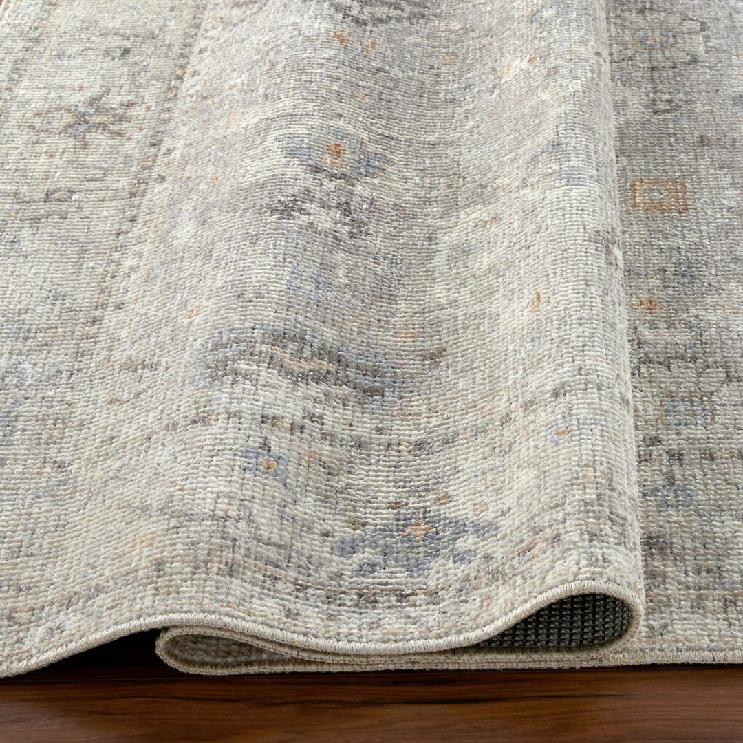 Yvon Traditional Style Oushak Beige Area Rug - The Rug Decor