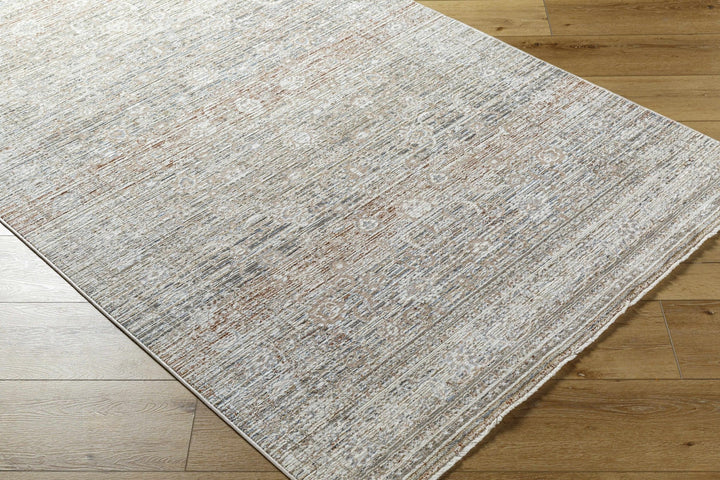 Zabby Traditional Style Rust And Ivory Area Rug - The Rug Decor