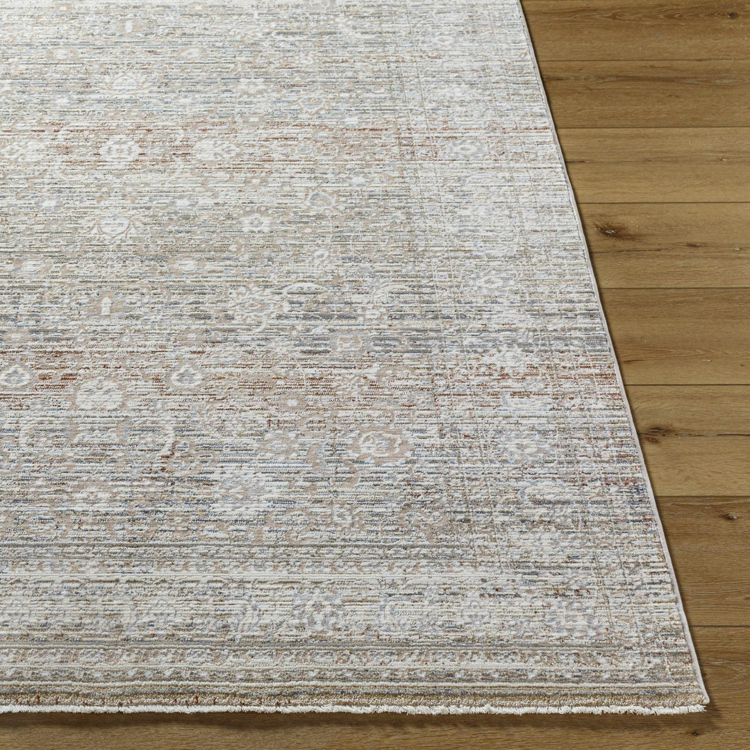 Zabby Traditional Style Rust And Ivory Area Rug - The Rug Decor