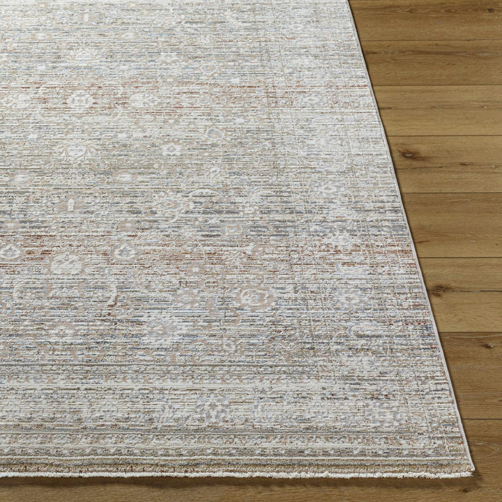 Zabby Traditional Style Rust And Ivory Area Rug - The Rug Decor