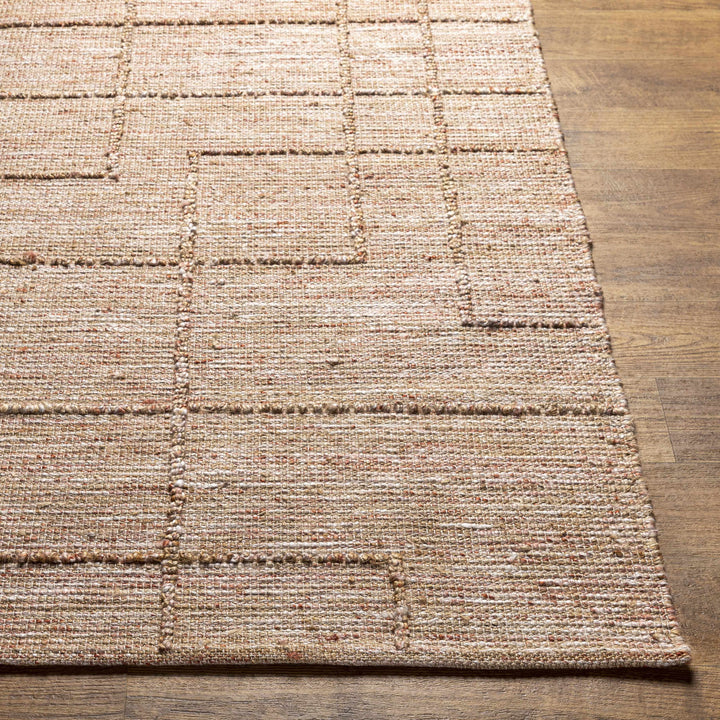 Zana Contemporary Style Tan Hand Woven Area Rug