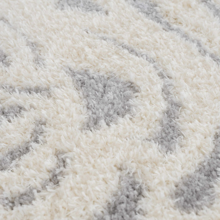 Zane Silver And Ivory Tibetan Animal Tiger Area Rug - The Rug Decor