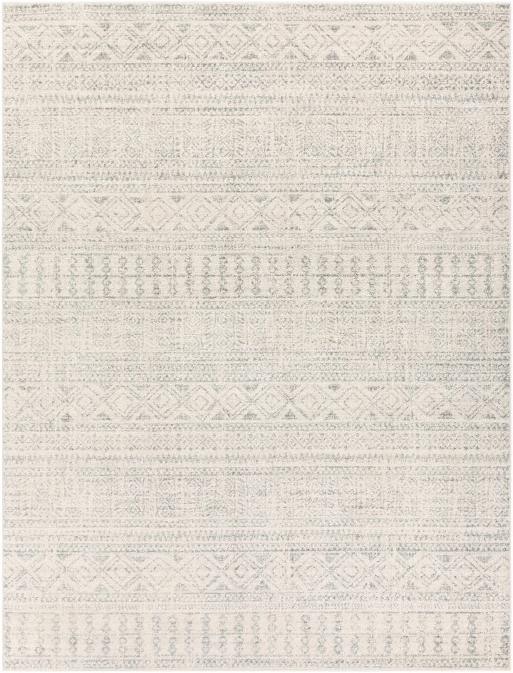 Zarephath Ivory And Gray Modern Style Area Rug