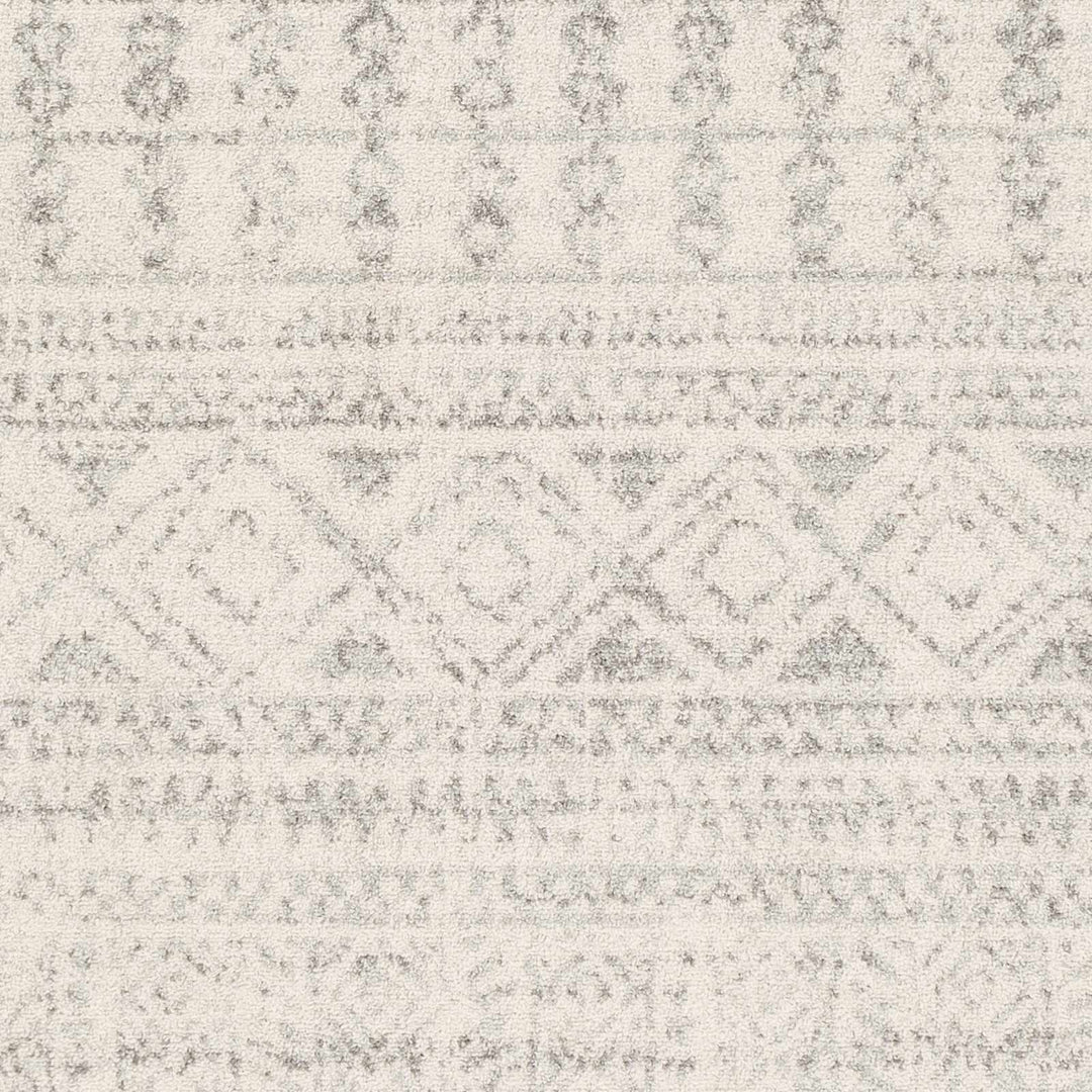 Zarephath Ivory And Gray Modern Style Area Rug