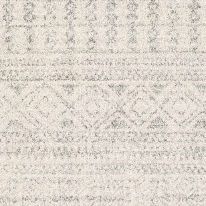 Zarephath Ivory And Gray Modern Style Area Rug