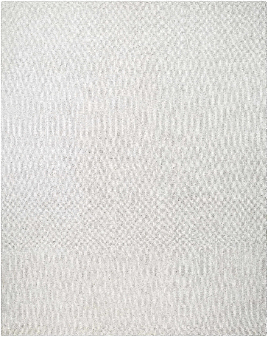 Zareh Off White Modern Solid Design Hand Loom Area Rug - The Rug Decor