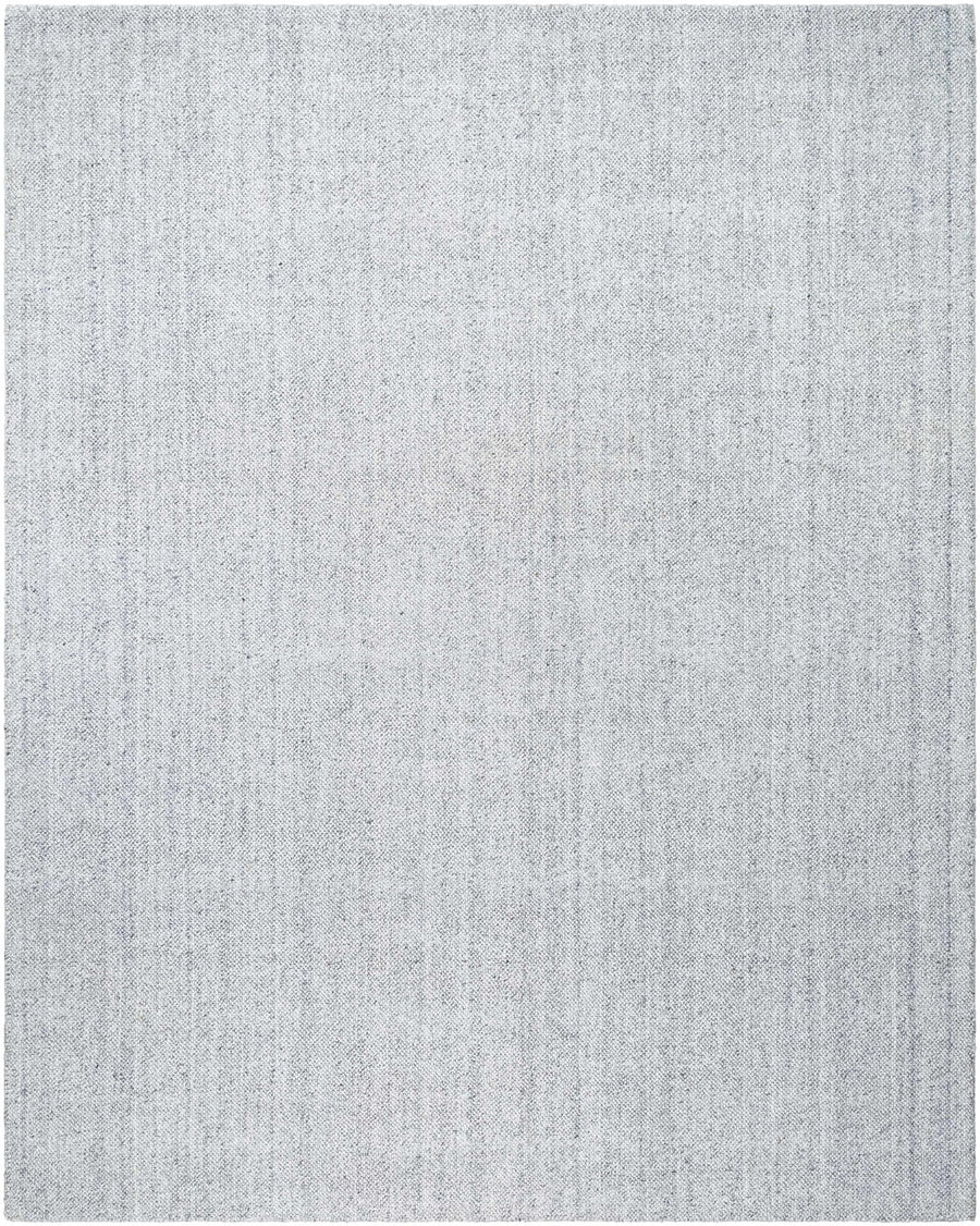 Zareh Silver Modern Solid Design Hand Loom Rug - The Rug Decor