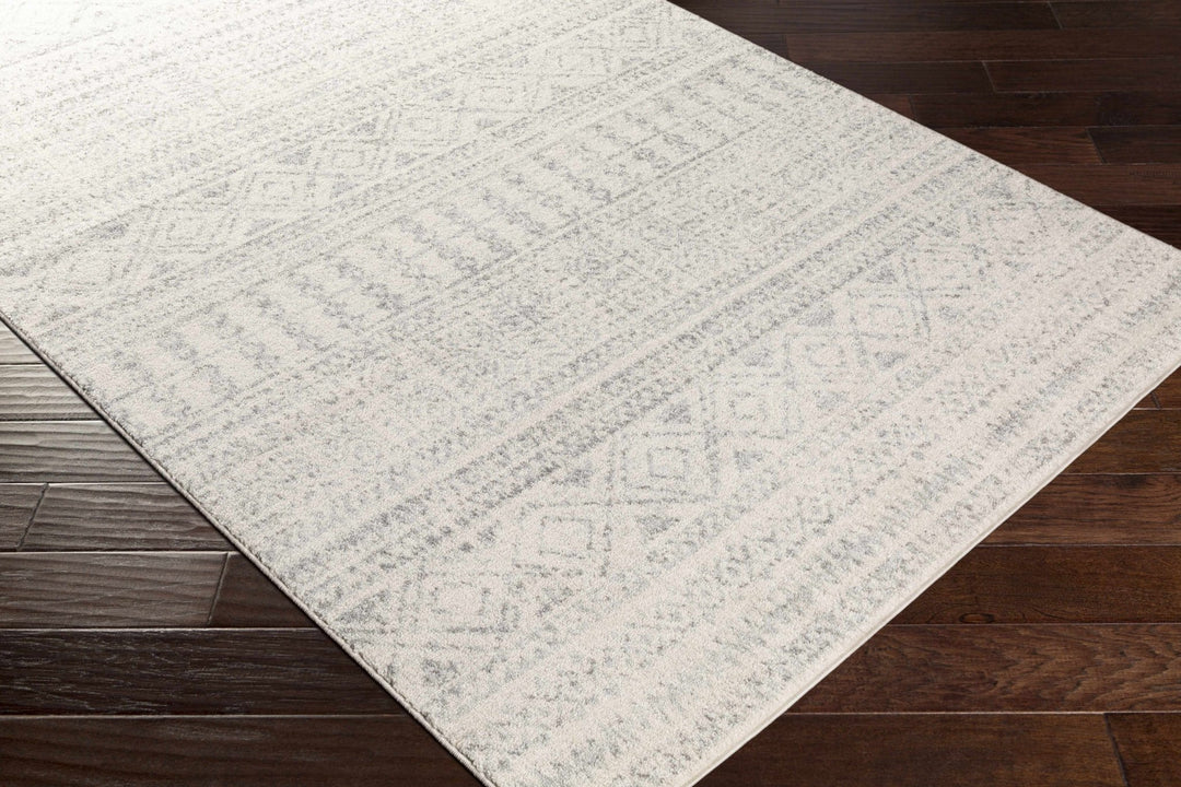 Zarephath Ivory And Gray Modern Style Area Rug - The Rug Decor
