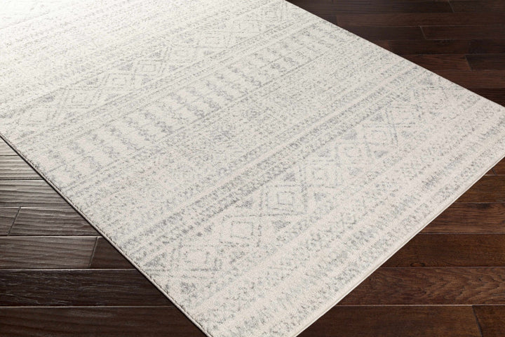 Zarephath Ivory And Gray Modern Style Area Rug - The Rug Decor