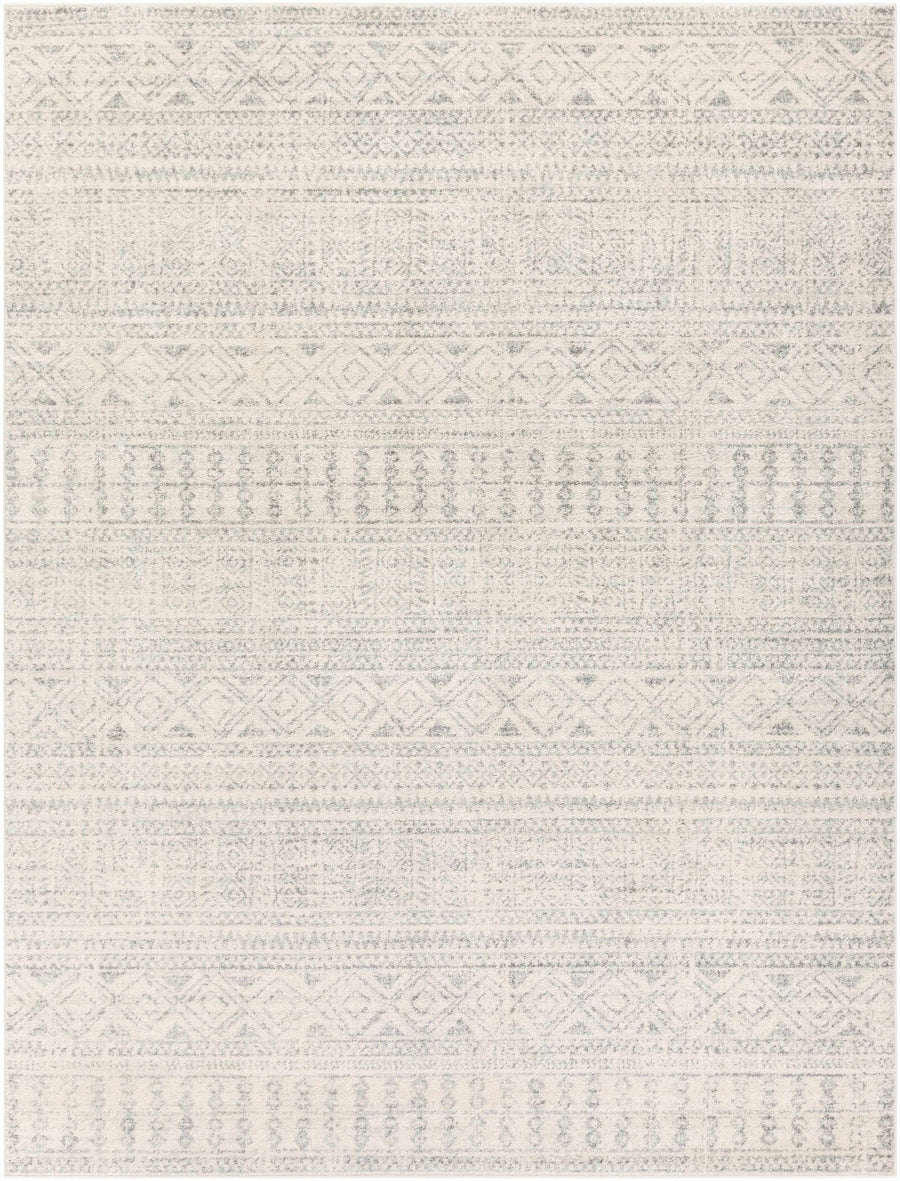 Zarephath Ivory And Gray Modern Style Area Rug - The Rug Decor