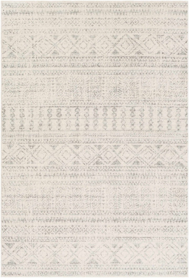 Zarephath Ivory And Gray Modern Style Area Rug - The Rug Decor