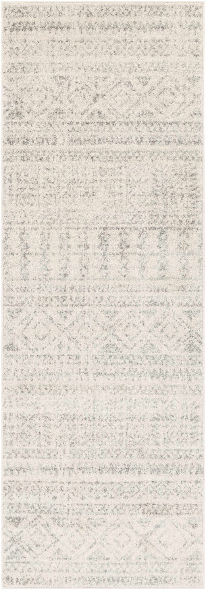 Zarephath Ivory And Gray Modern Style Area Rug - The Rug Decor