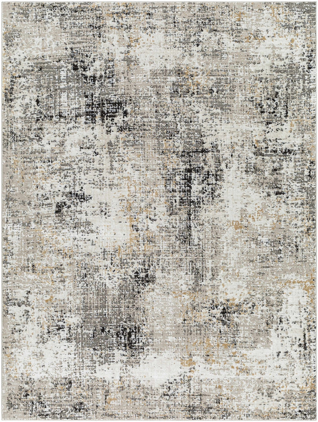 Zasha Modern Abstract Design Charcoal And Beige Area Rug - The Rug Decor