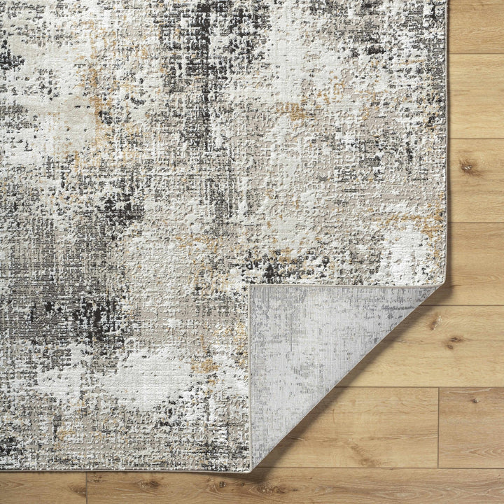 Zasha Modern Abstract Design Charcoal And Beige Area Rug - The Rug Decor