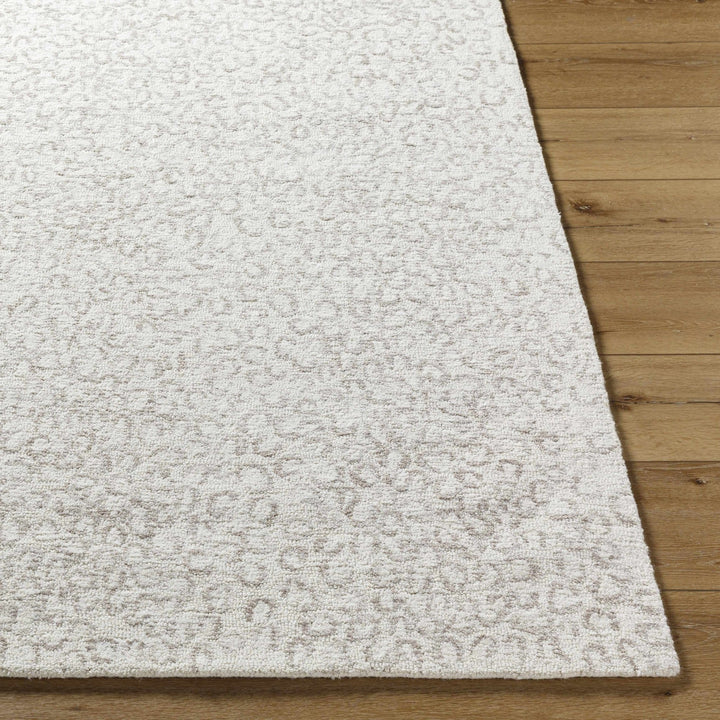 Zayit Contemporary Style Ivory And Brown Area Rug - The Rug Decor