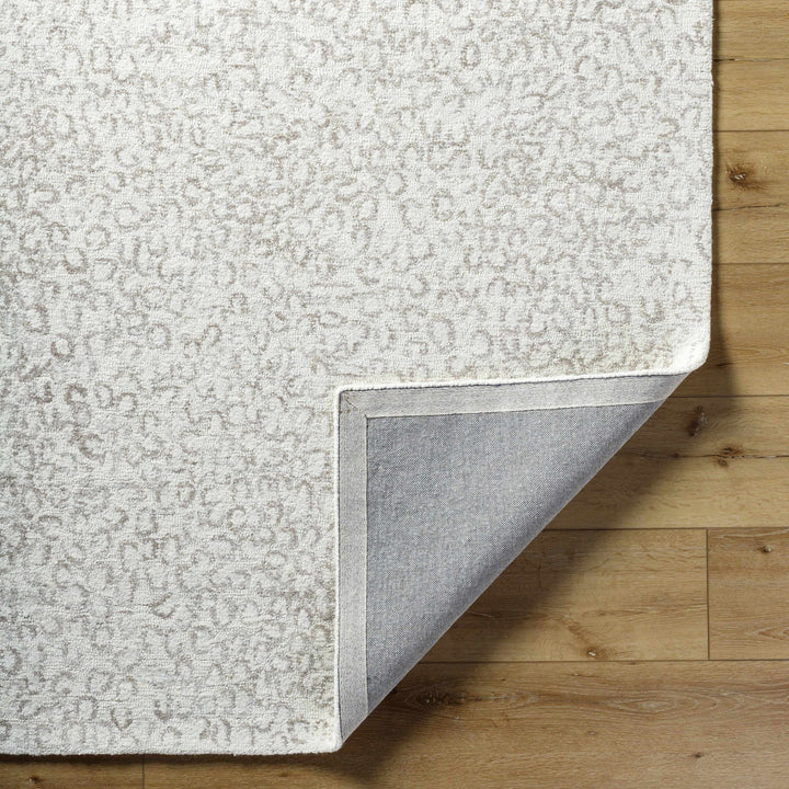 Zayit Contemporary Style Ivory And Brown Area Rug - The Rug Decor