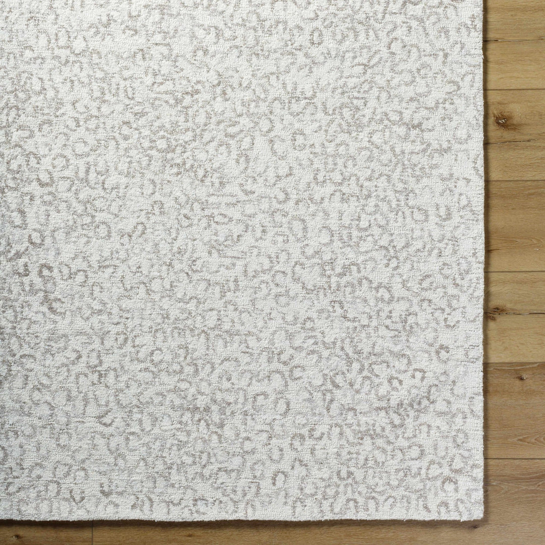 Zayit Contemporary Style Ivory And Brown Area Rug - The Rug Decor