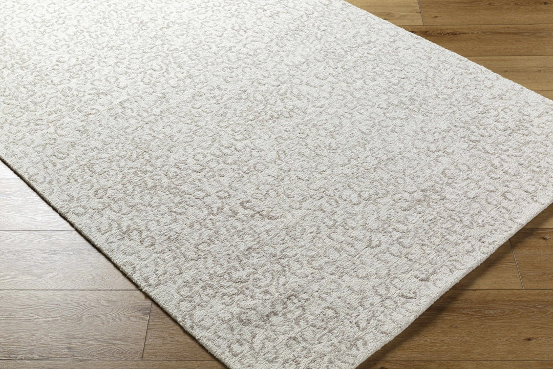 Zayit Contemporary Style Ivory And Brown Area Rug - The Rug Decor