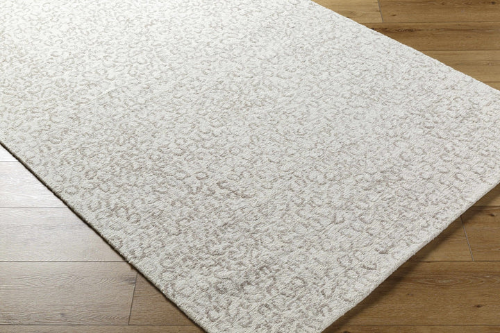 Zayit Contemporary Style Ivory And Brown Area Rug - The Rug Decor