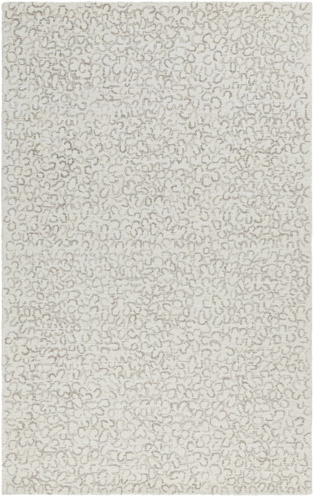 Zayit Contemporary Style Ivory And Brown Area Rug - The Rug Decor