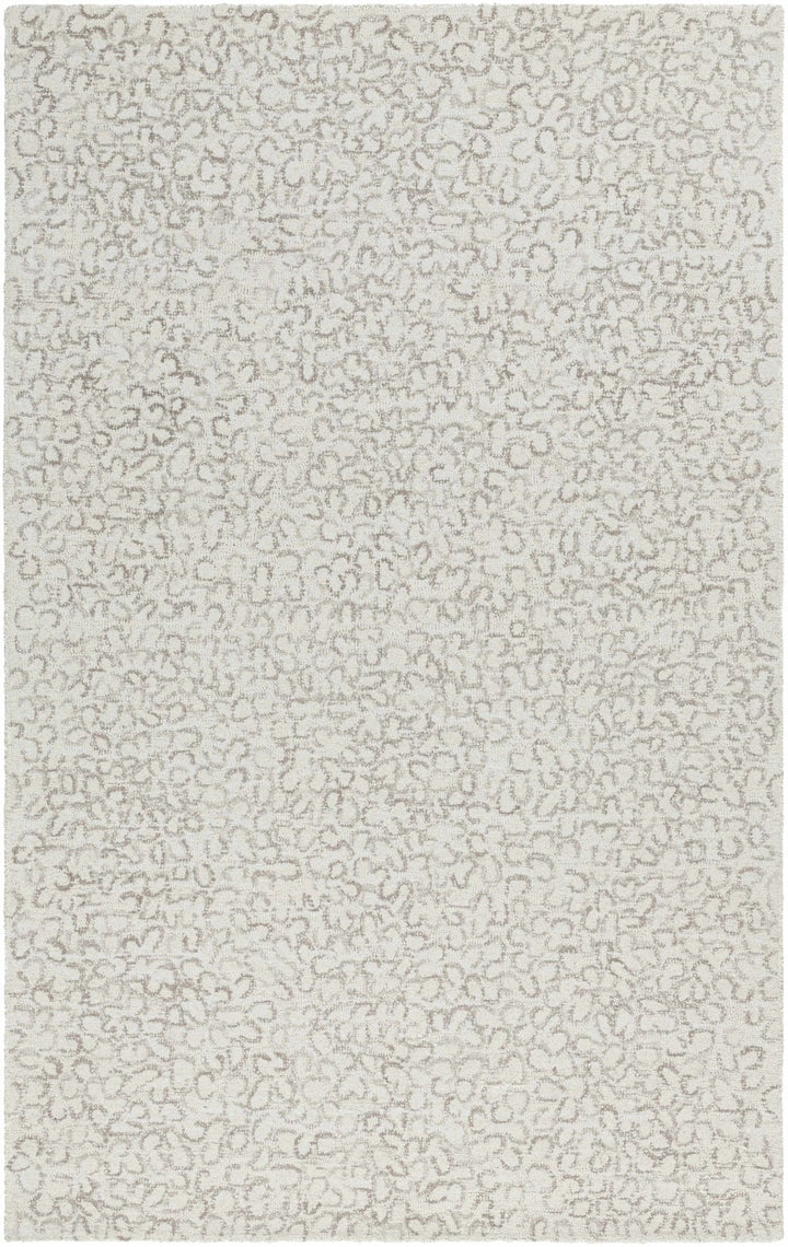 Zayit Contemporary Style Ivory And Brown Area Rug - The Rug Decor