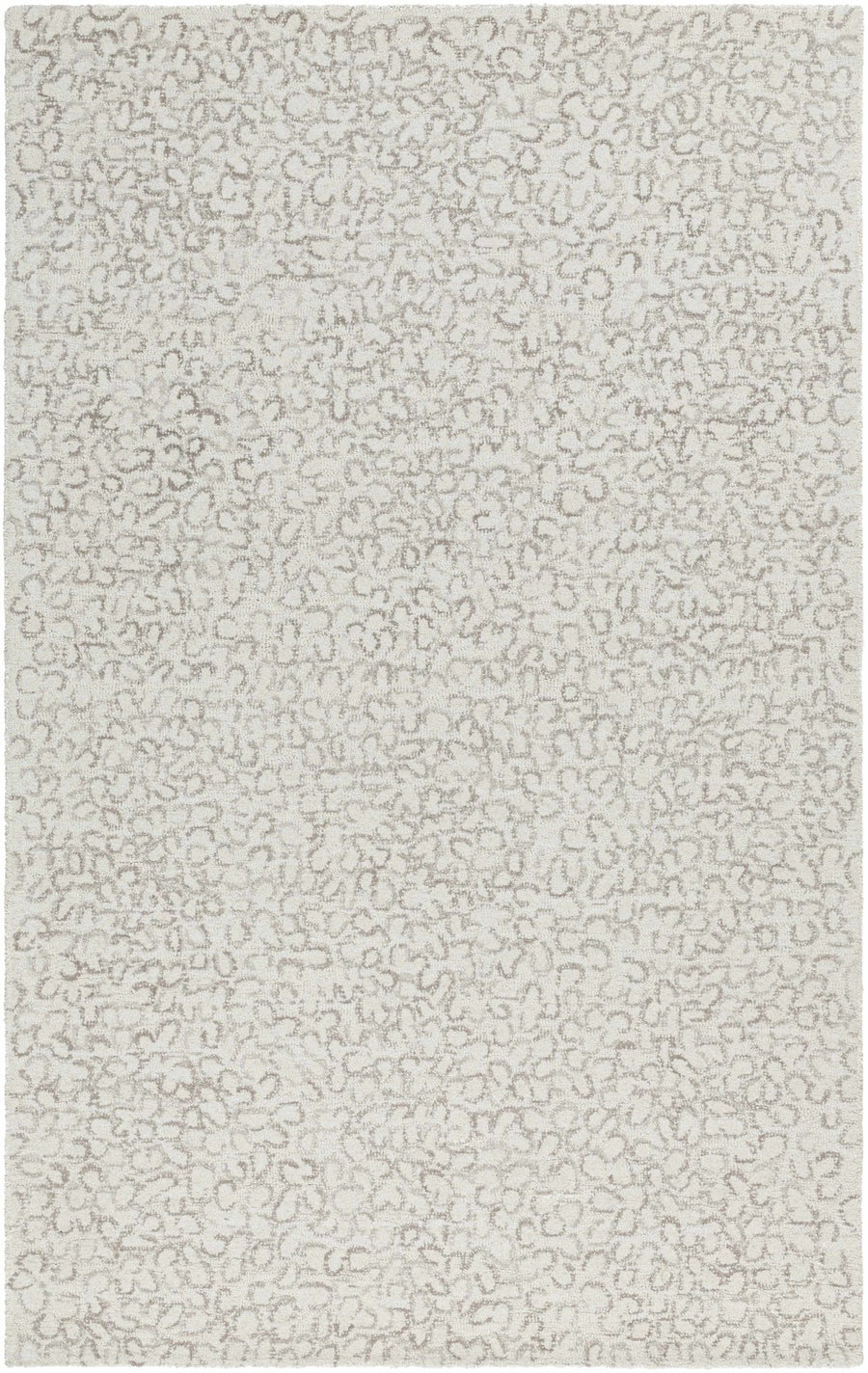 Zayit Contemporary Style Ivory And Brown Area Rug - The Rug Decor