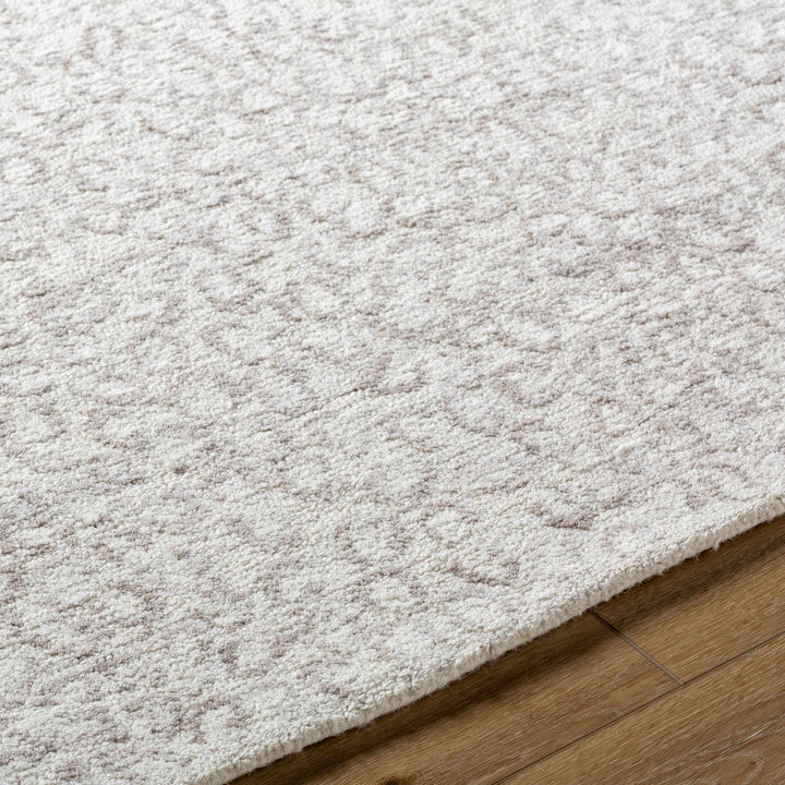 Zayit Contemporary Style Ivory And Brown Area Rug - The Rug Decor