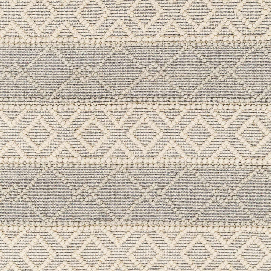 Zaza Contemporary Gray And Beige Wool Rug - The Rug Decor