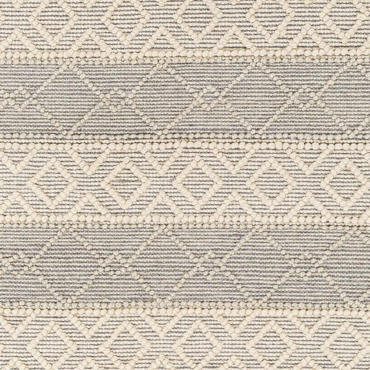 Zaza Contemporary Gray And Beige Wool Rug - The Rug Decor