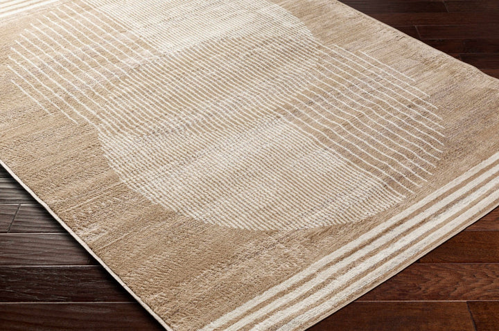 Zeke Contemporary Style Tan Area Rug - The Rug Decor