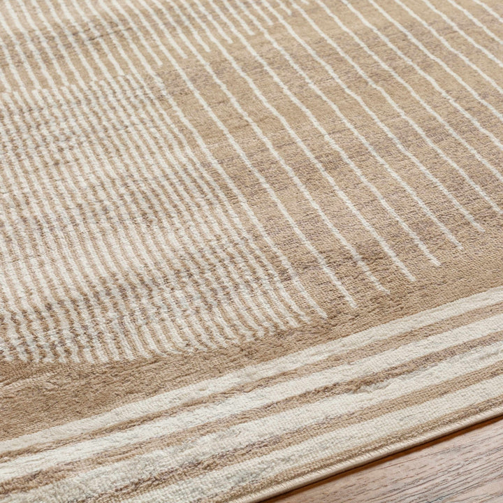 Zeke Contemporary Style Tan Area Rug - The Rug Decor