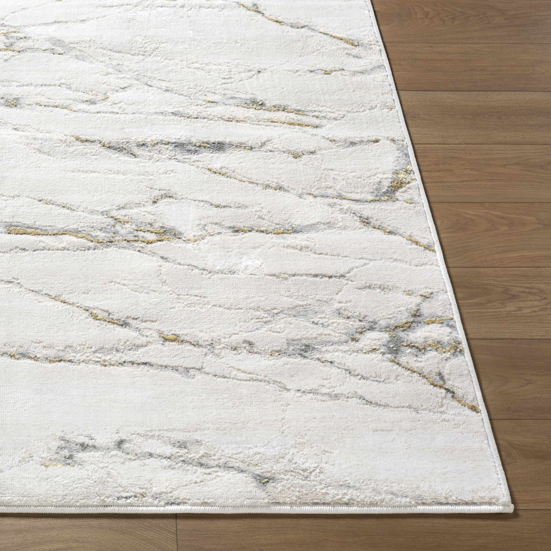 Zelah Contemporary Style Ivory Area Rug - The Rug Decor