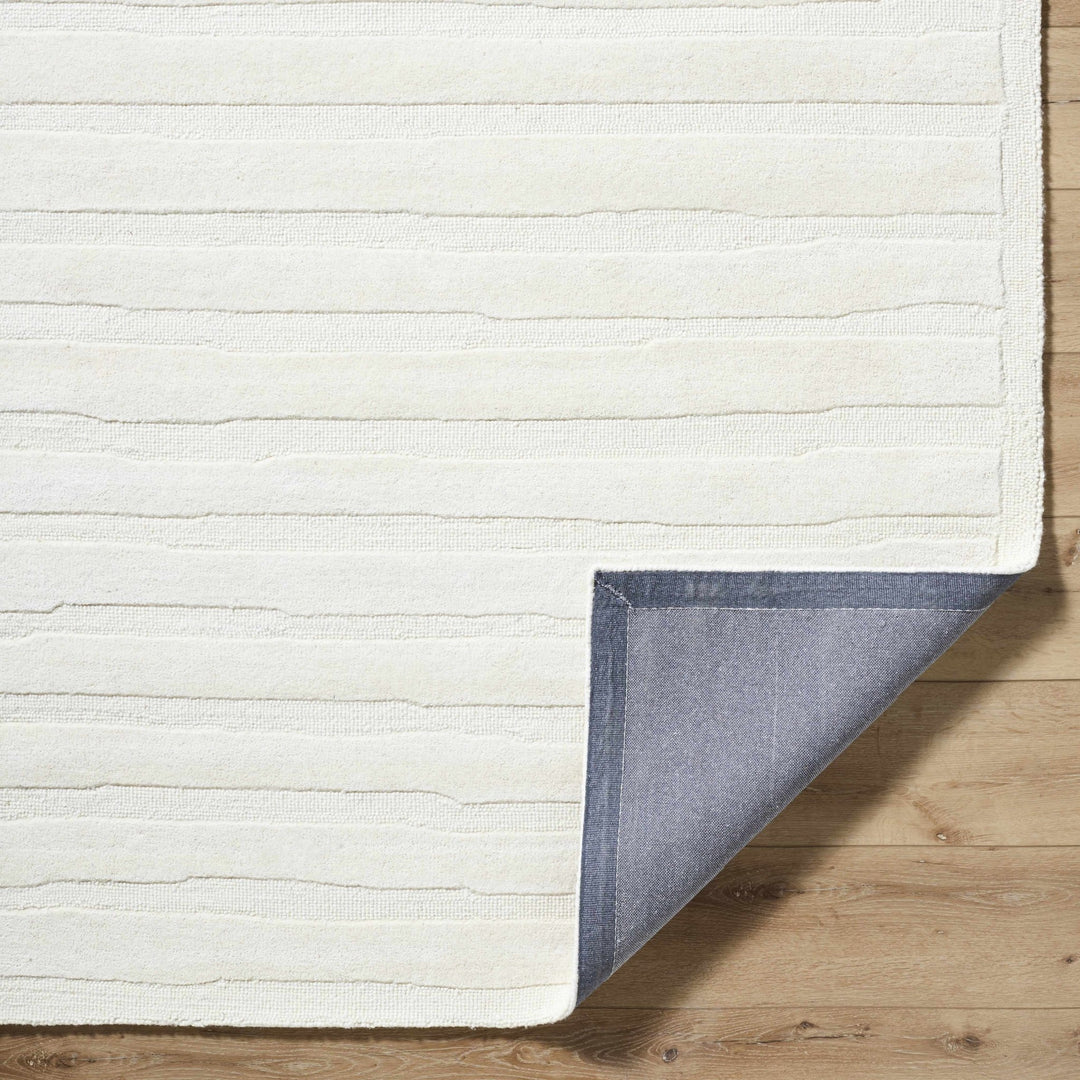 Zerah Ivory Contemporary Hand Tufted Wool Area Rug - The Rug Decor