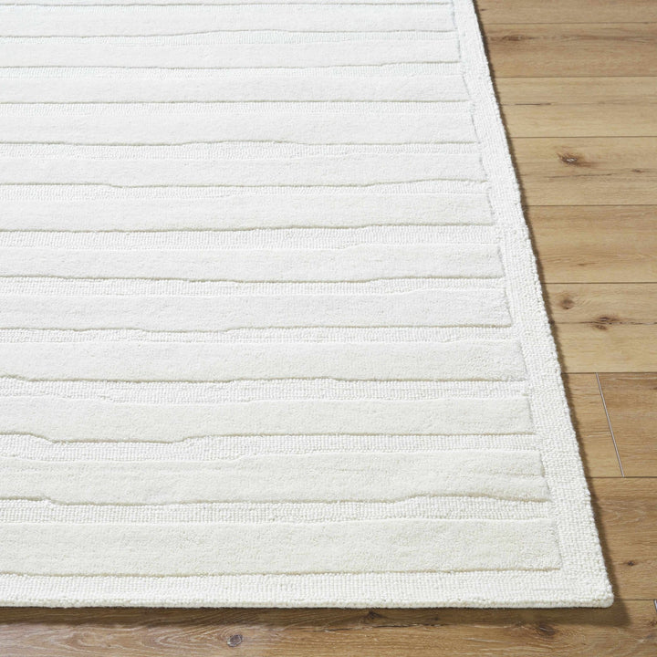 Zerah Ivory Contemporary Hand Tufted Wool Area Rug - The Rug Decor
