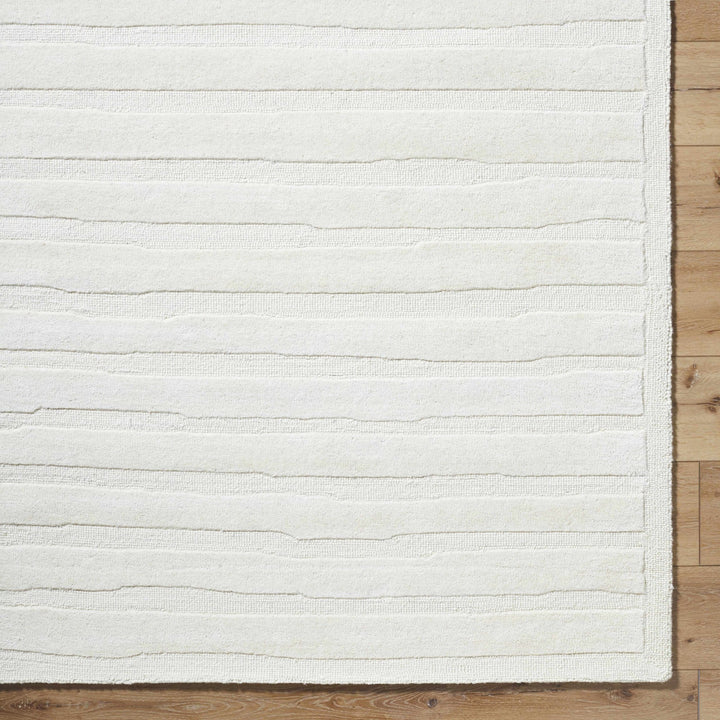 Zerah Ivory Contemporary Hand Tufted Wool Area Rug - The Rug Decor