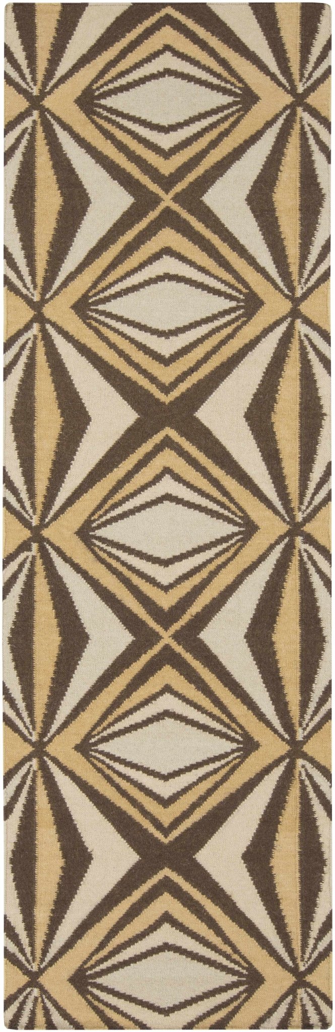 Zieglerville Modern Style Beige And Brown Hand Woven Area Rug - The Rug Decor