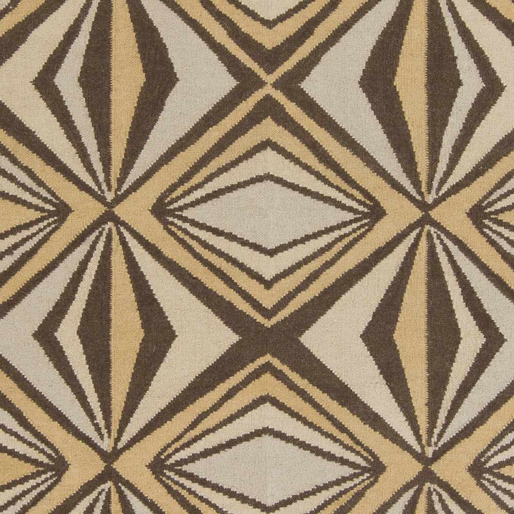Zieglerville Modern Style Beige And Brown Hand Woven Area Rug - The Rug Decor