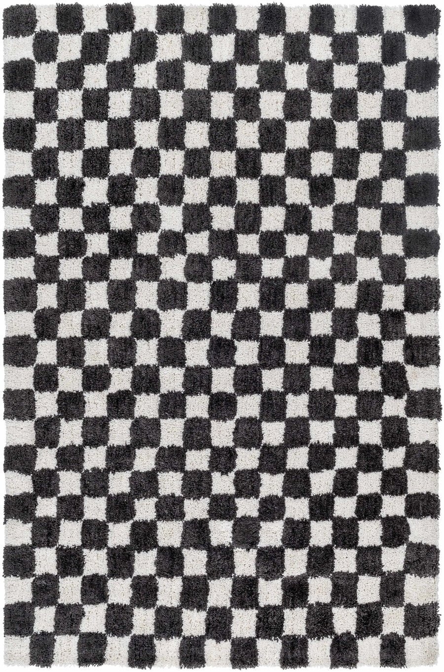 Zveha Charcoal And Ivory Contemporary Hand Tufted Rug - The Rug Decor