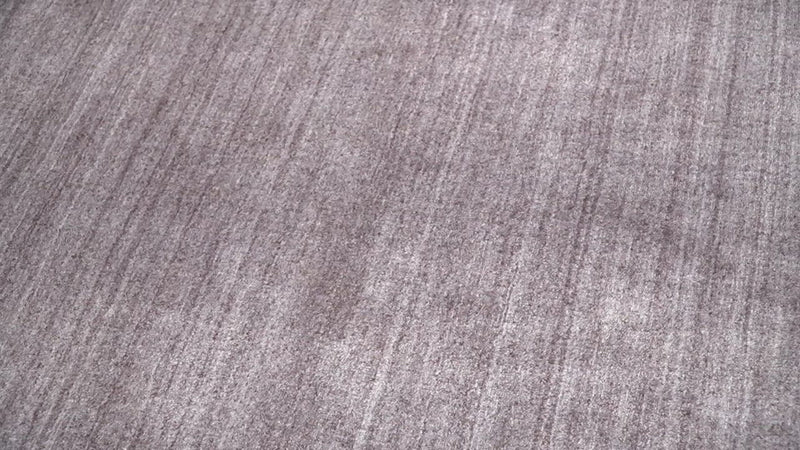Solid Lavender Purple Scandinavian 5x7 Blended Wool Flatwoven Area Rug | HL12