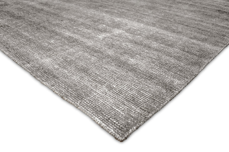 2x3, 5x8 and 8x10 Solid Gray Rug made with wool and viscose blend | TRD178 - The Rug Decor