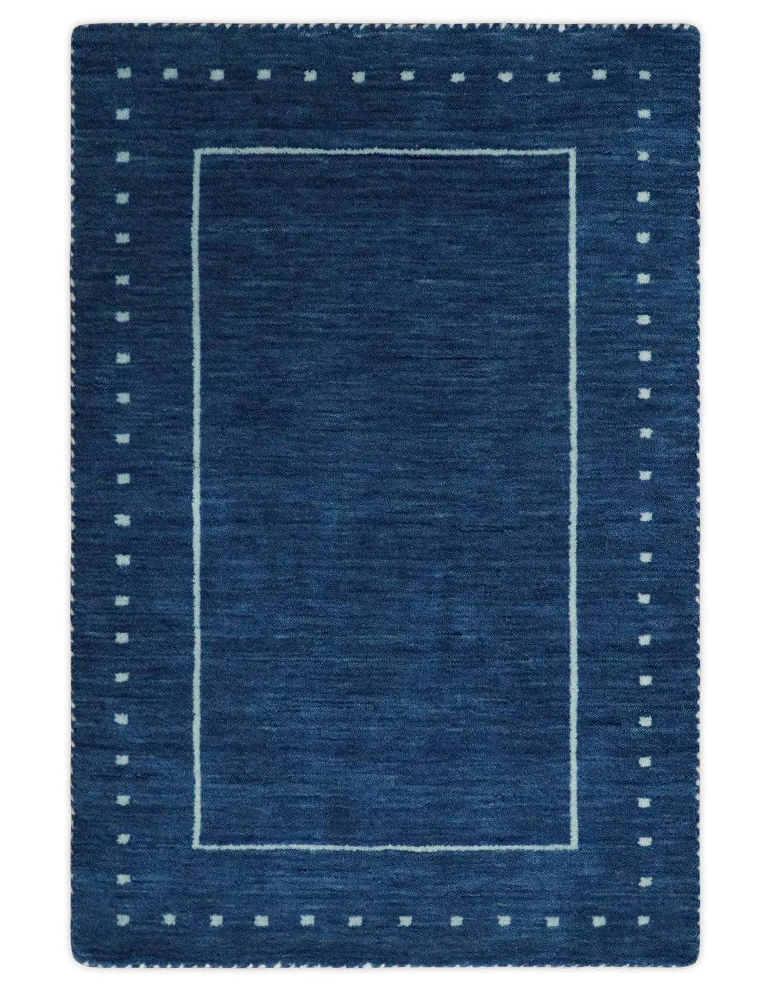 Handmade Modern Gabbeh Wool Area top Rug 2x3