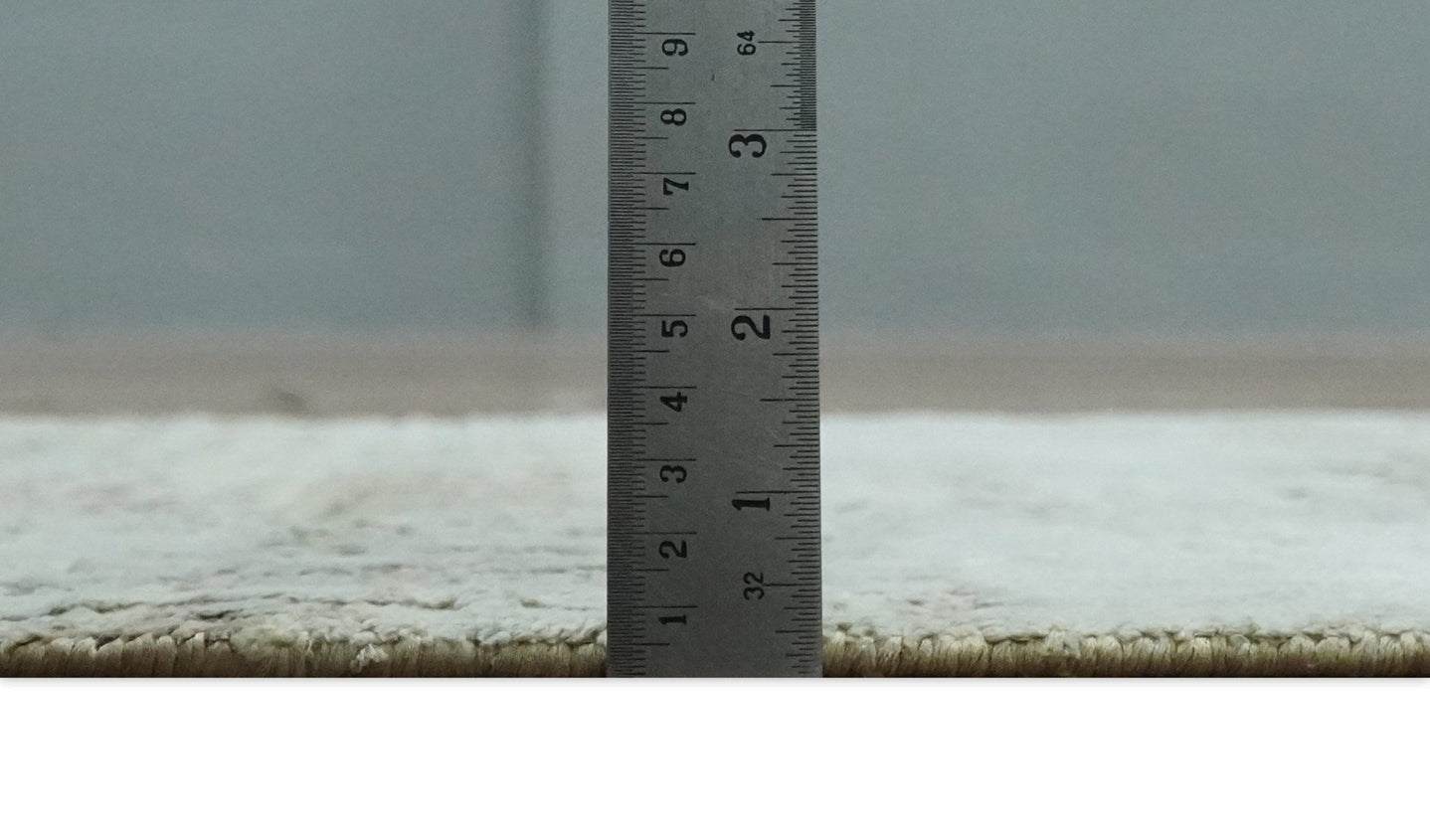 2x4 Modern Abstract Silver, Beige and Peach Rug made with Art Silk| N2124 - The Rug Decor