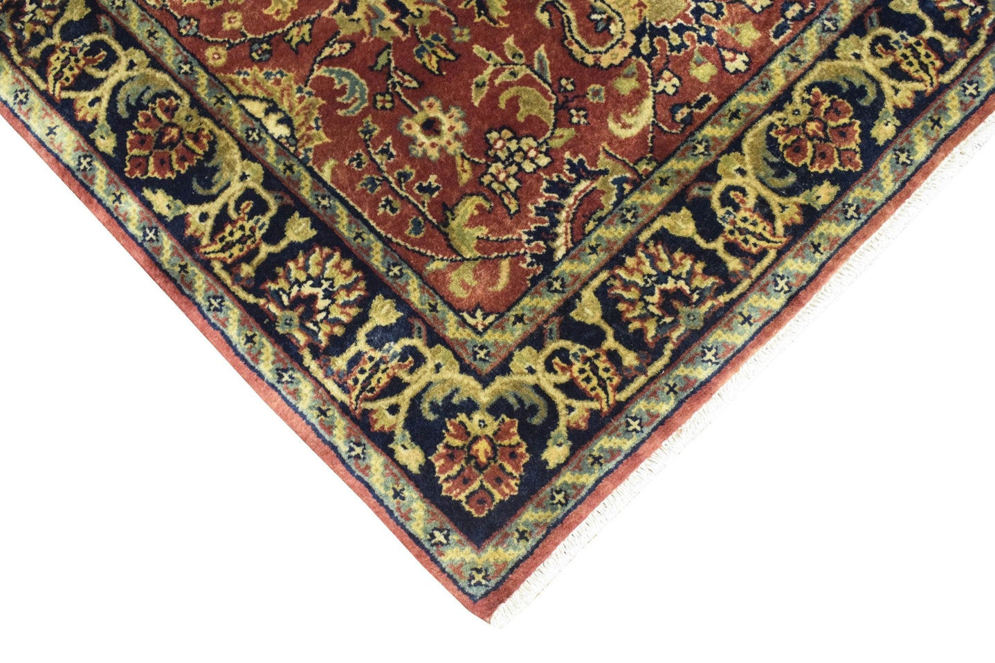 3x12 Fine Runner Hand Knotted Area Rug | Mashad Design Made with Fine New Zealand Wool - The Rug Decor