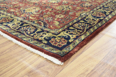 3x12 Fine Runner Hand Knotted Area Rug | Mashad Design Made with Fine New Zealand Wool - The Rug Decor