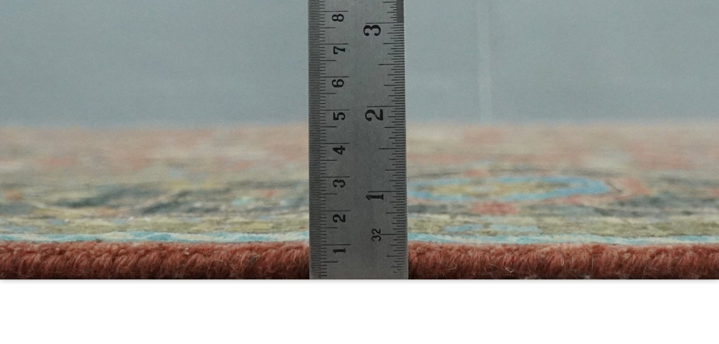 3x5, 4x6 and 10x14 Rust, Charcoal and Beige Hand Knotted Antique Serapi Wool Area Rug - The Rug Decor