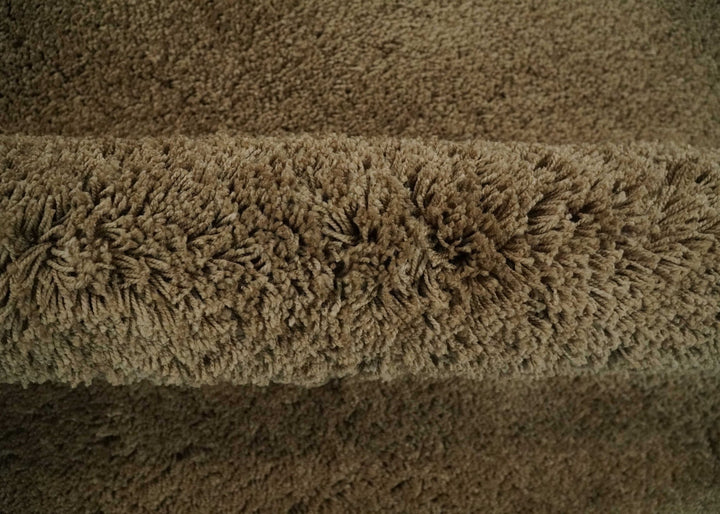 3x5, 4X6 and 5x7 Hand Woven Shag Olive Art Silk Soft Viscose Area Rug - The Rug Decor