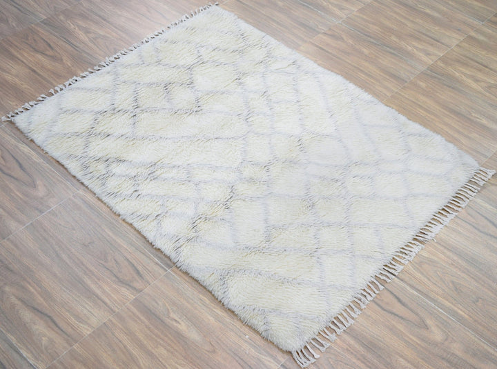 4' X 6' Rug | Modern Handmade New Zealand Wool Area Rug | The Rug Decor |TRD171746 - The Rug Decor